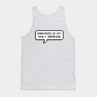 Teen Wolf - "Sarcasm is my only defence" Tank Top